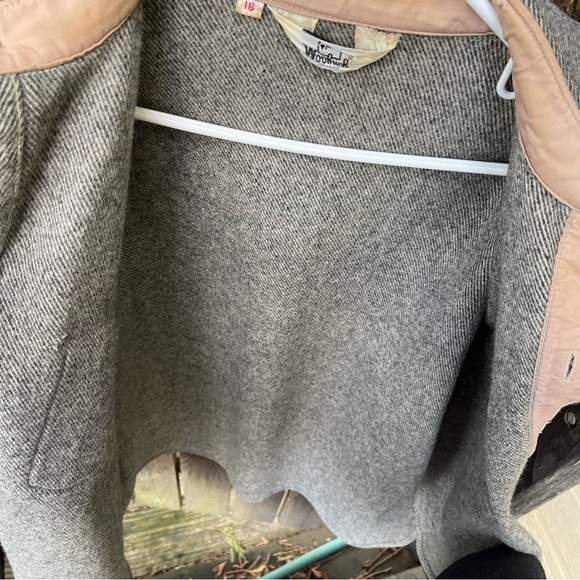 Woolrich Vintage Unisex Textured Wool Button Shirt Jacket Sz M - Picture 8 of 14